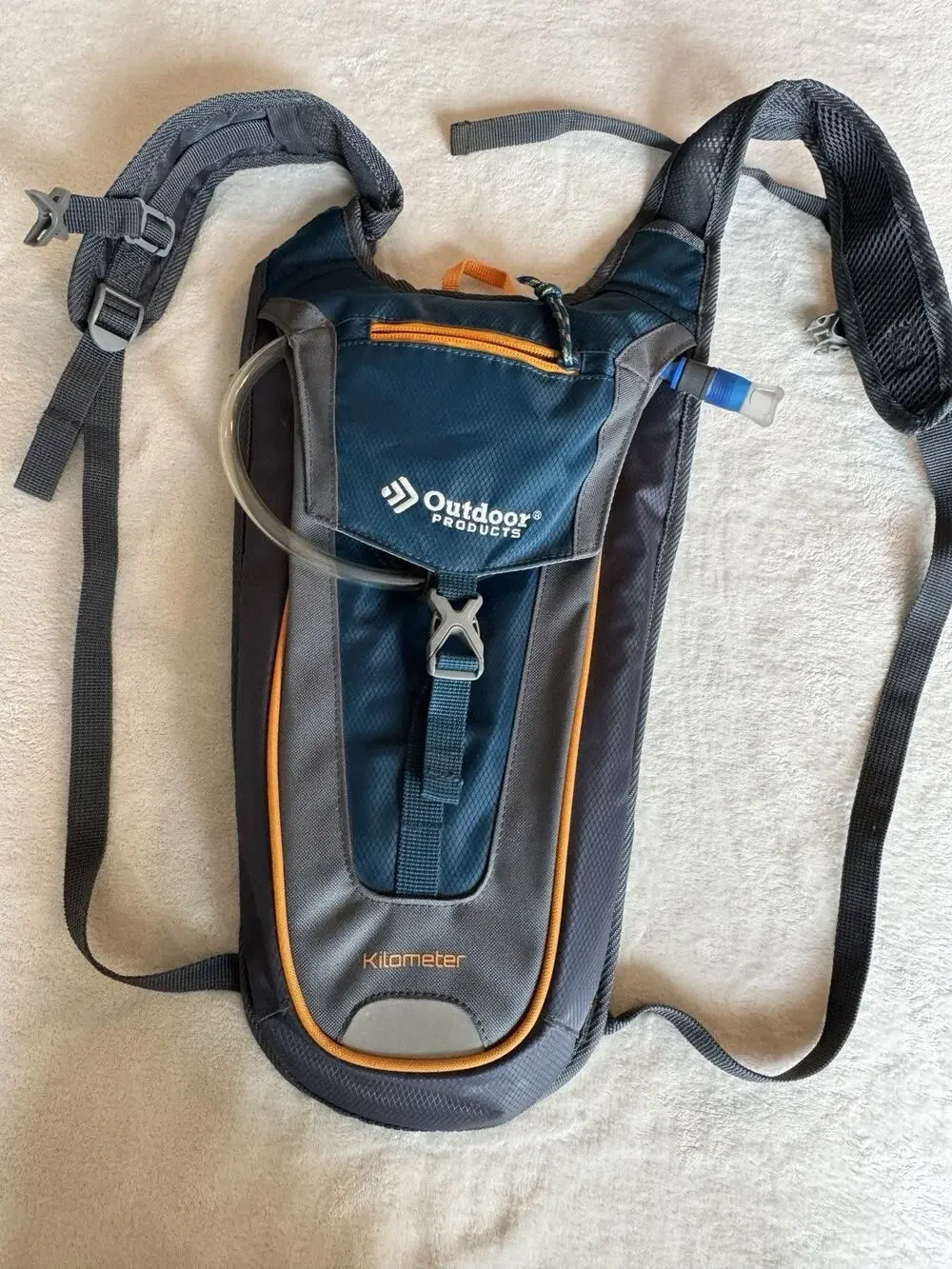 Hydration Backpack With Bladder Outdoor Products Kilometer Blue/Gray